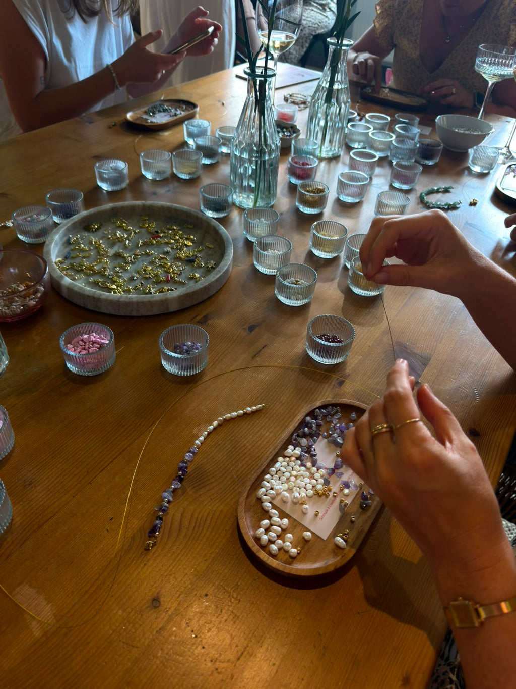 Perlenschmuck-Workshop am 11.10. in Mannheim um 16 Uhr (inkl. Welcome Drink & Snacks) (Kopie)