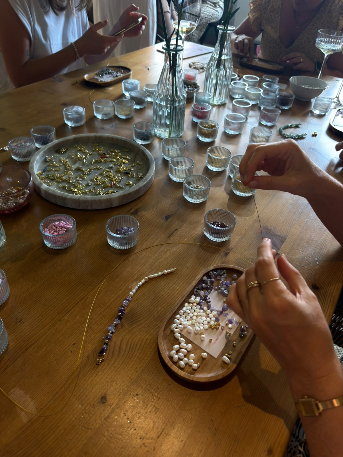 Perlenschmuck-Workshop am 11.10. in Mannheim um 16 Uhr (inkl. Welcome Drink & Snacks) (Kopie)