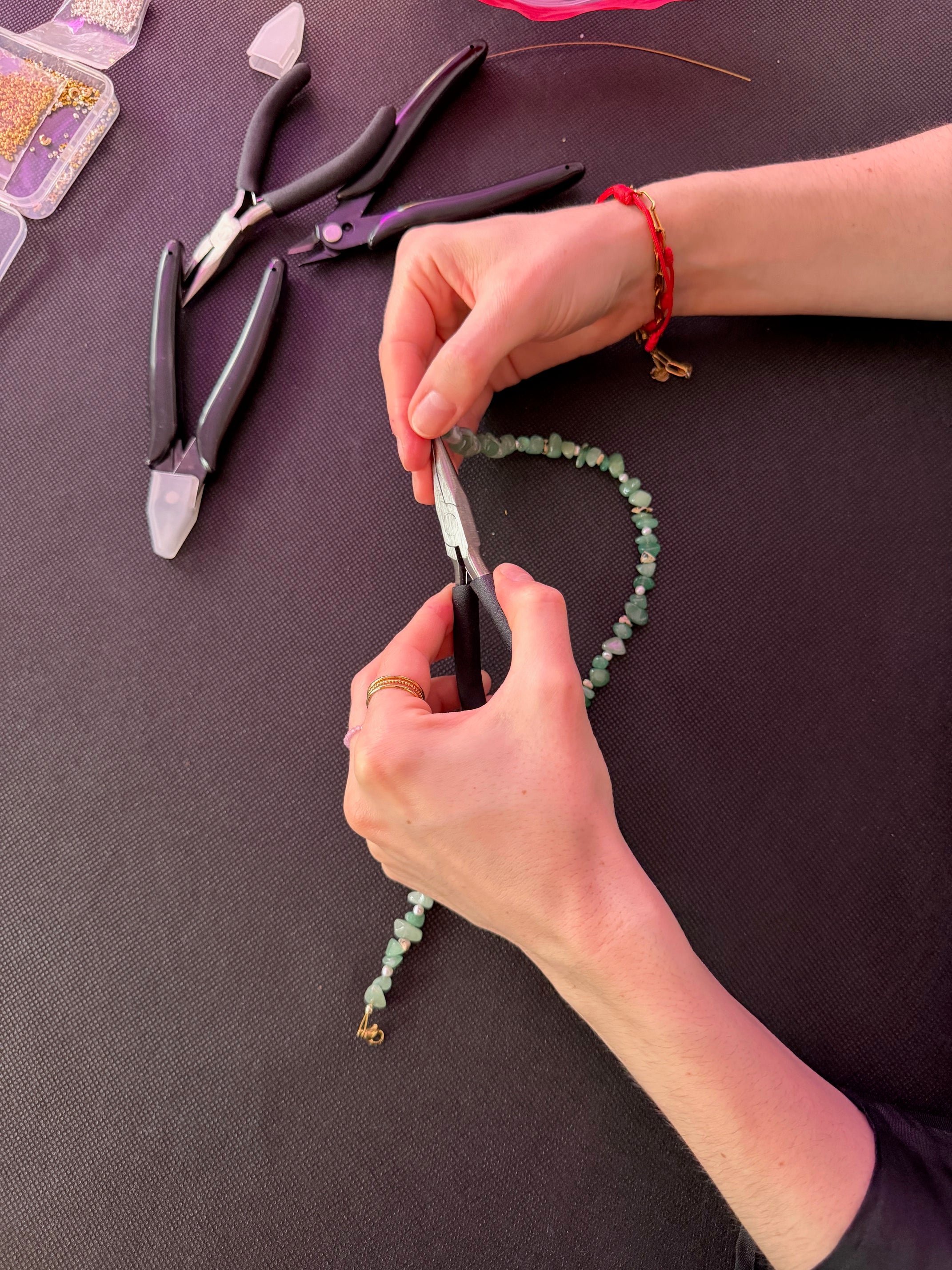 Perlenschmuck-Workshop am 15.08. in Mannheim um 16 Uhr (inkl. Welcome Drink & Snacks)