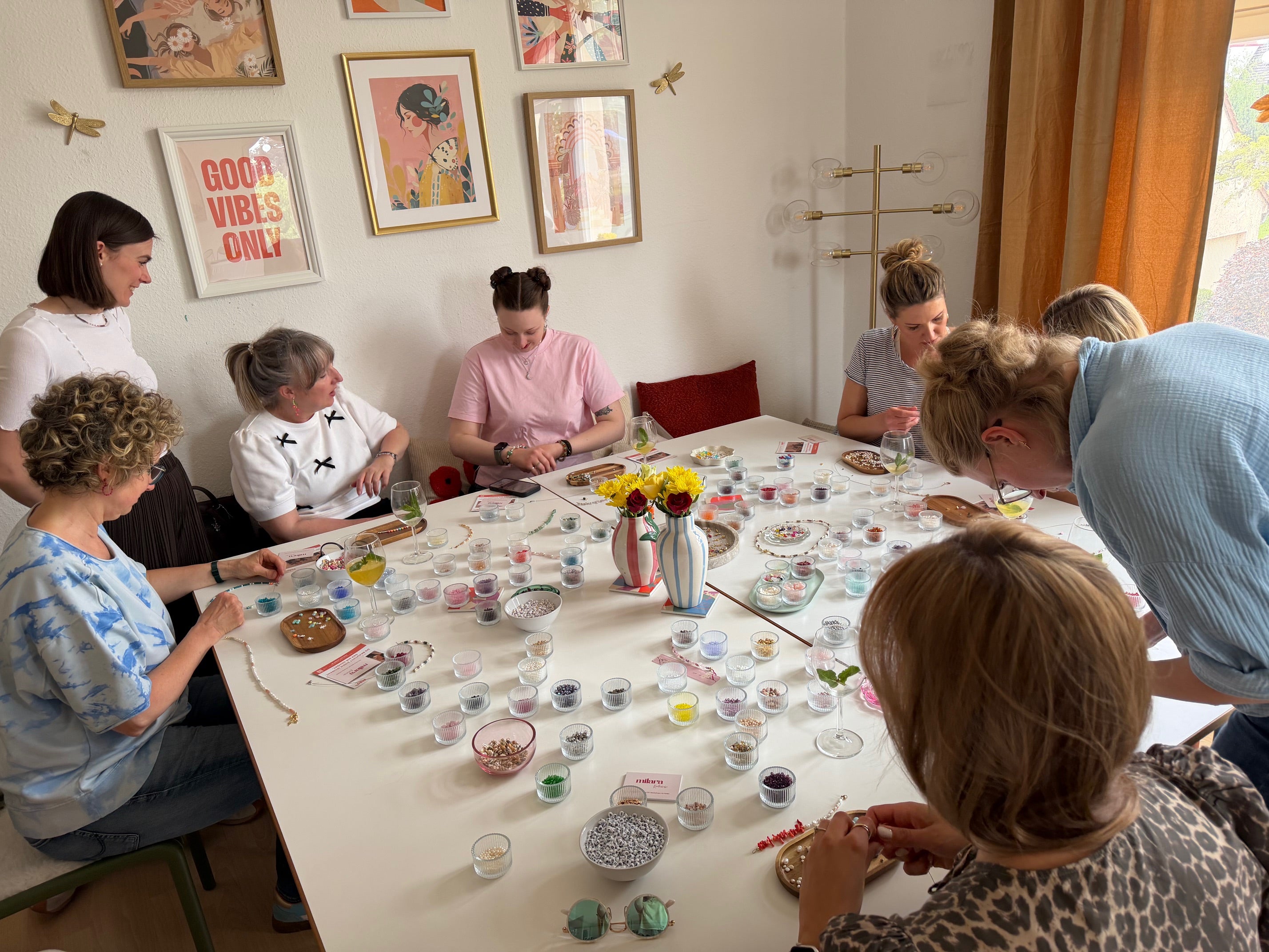 Perlenschmuck-Workshop am 18.07. im "Aufgeblüht mit allen Sinnen" Dudenhofen (inkl. Welcome Drink & Snacks)