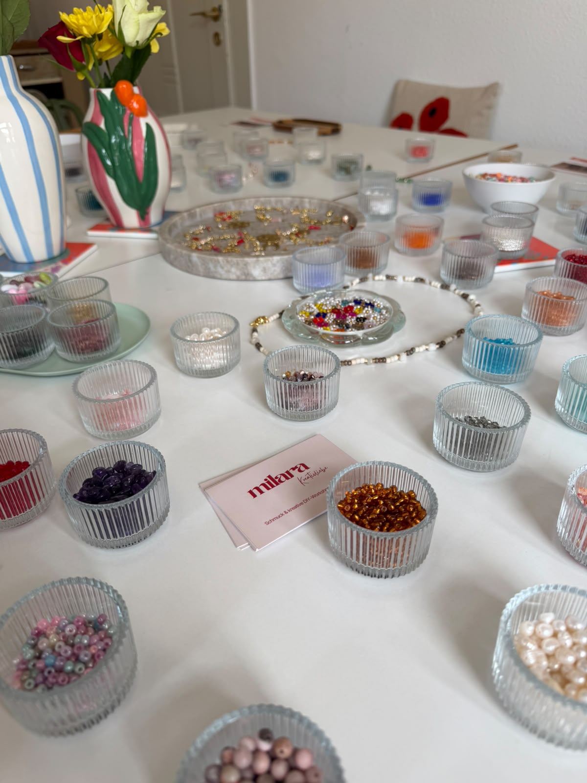 Perlenschmuck-Workshop am 18.10. in Wiesloch um 13 Uhr (inkl. Welcome Drink und Snacks)