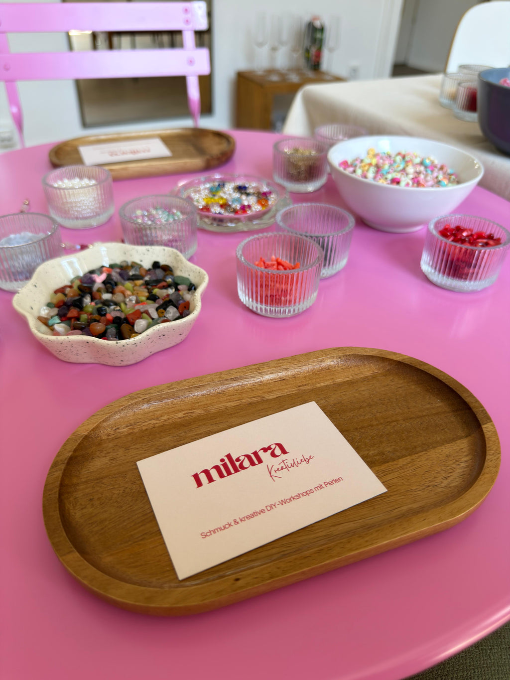 Perlenschmuck-Workshop am 25.10. im Studio Mamour in Speyer (inkl. einem Getränk & Snacks)